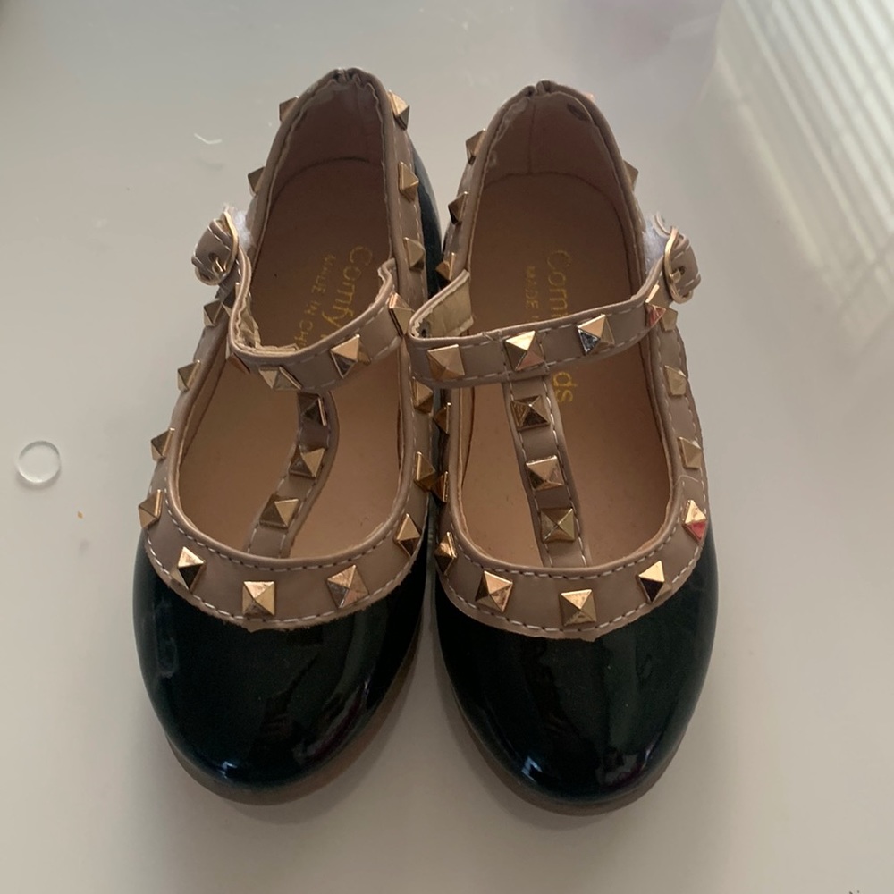 Designer Inspired Patent Studded Shoes